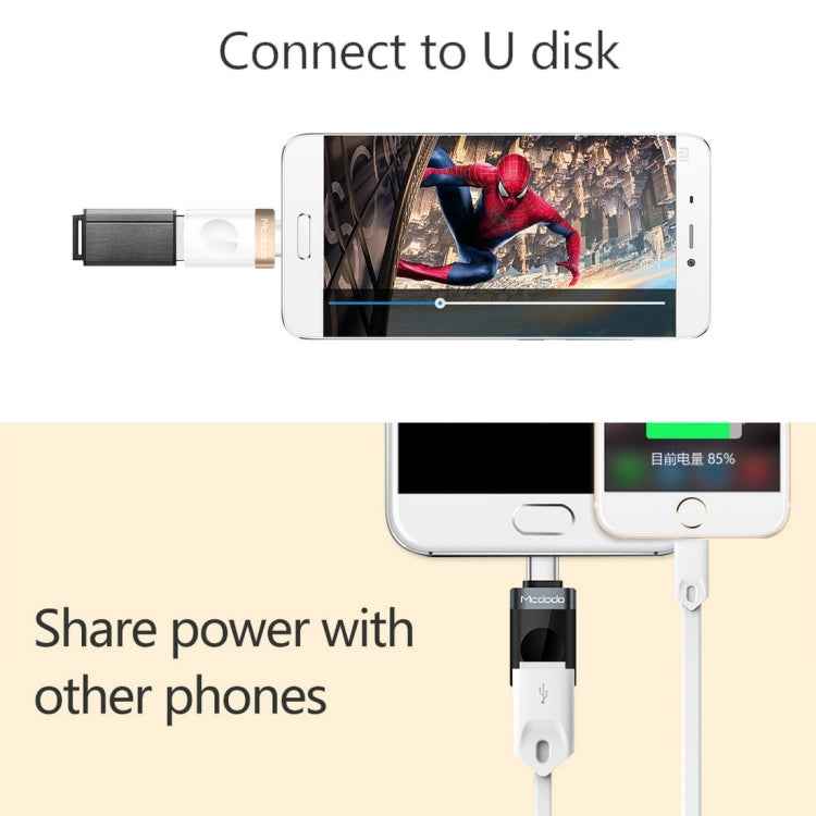 Mcdodo OT-1942 USB-C / Type-C to USB 3.0 AF Data Transmission Charging OTG Adapter