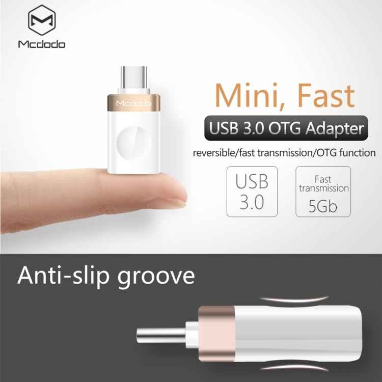 Mcdodo OT-1942 USB-C / Type-C to USB 3.0 AF Data Transmission Charging OTG Adapter