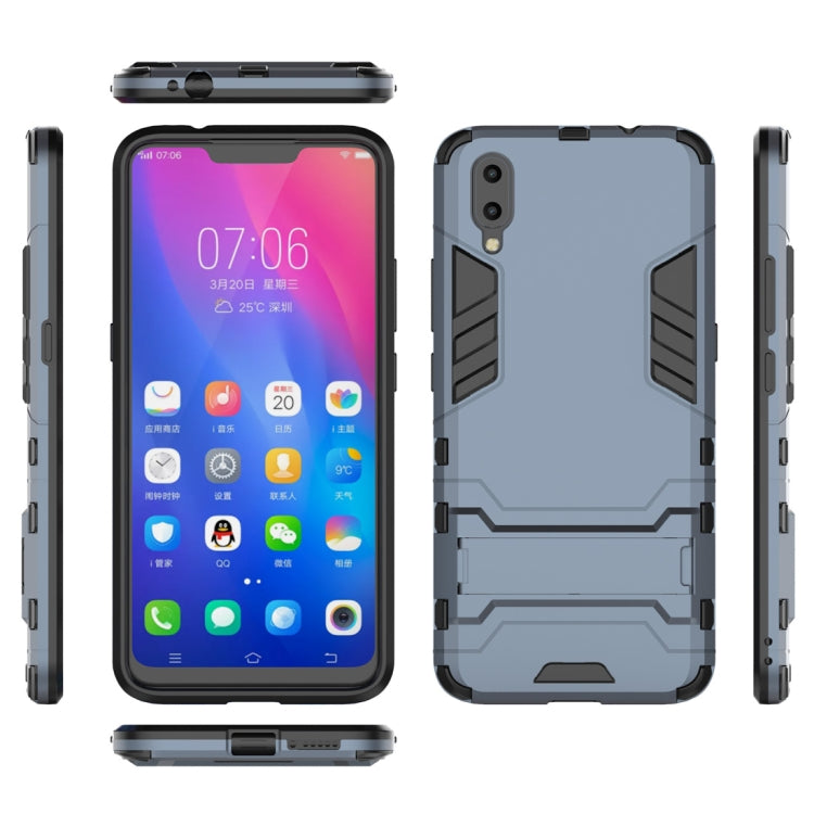 Shockproof PC + TPU Case for Vivo X23, with Holder, For Vivo X23