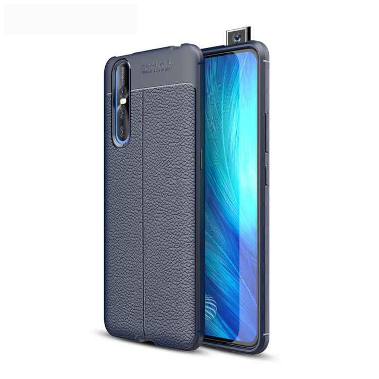 Litchi Texture TPU Shockproof Case for Vivo X27
