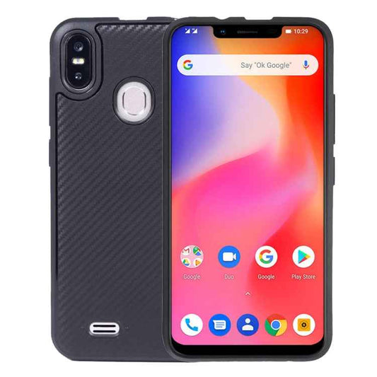 Carbon Fiber Texture TPU Protective Case for Ulefone S10 Pro