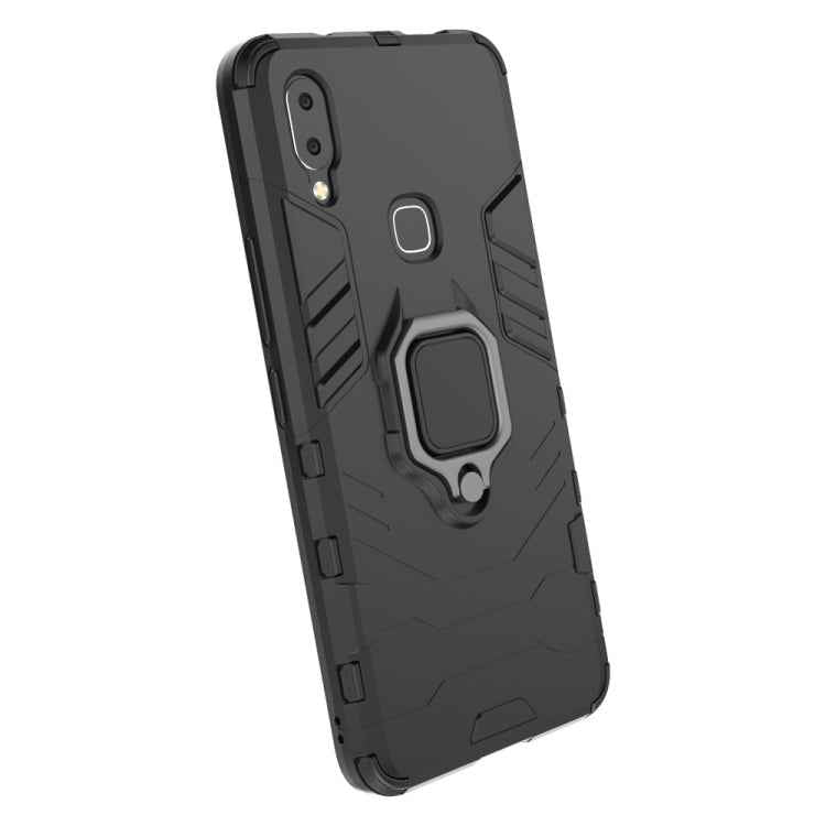 PC + TPU Shockproof Protective Case for Vivo NEX A, with Magnetic Ring Holder