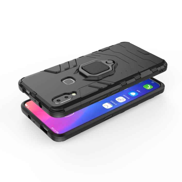 PC + TPU Shockproof Protective Case for Vivo NEX A, with Magnetic Ring Holder