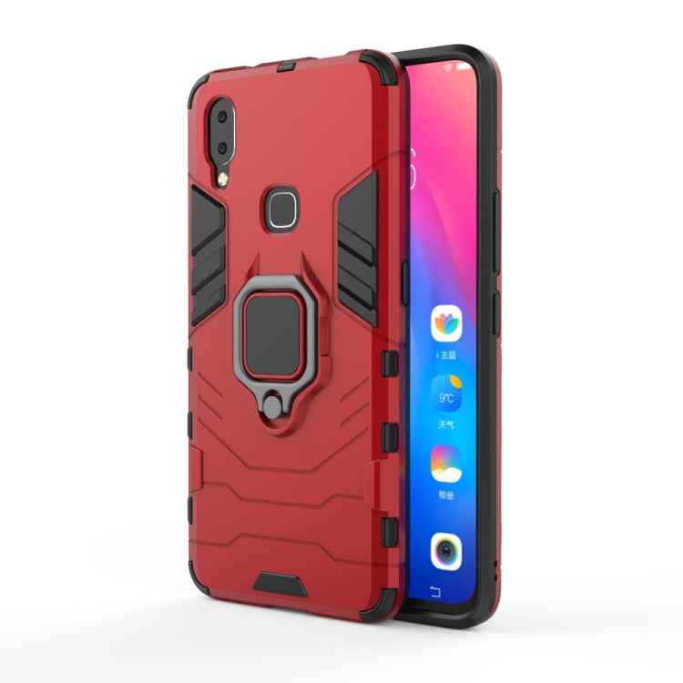 PC + TPU Shockproof Protective Case for Vivo NEX A, with Magnetic Ring Holder