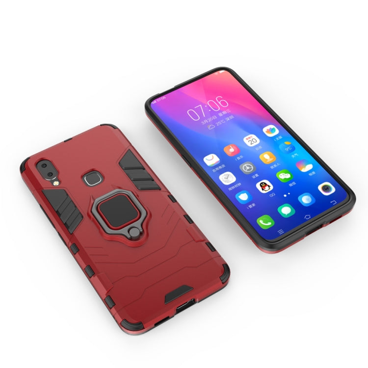 PC + TPU Shockproof Protective Case for Vivo NEX A, with Magnetic Ring Holder, For Vivo NEX A