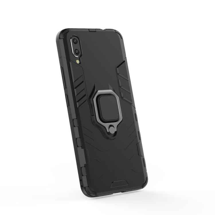 PC + TPU Shockproof Protective Case for Vivo X23, with Magnetic Ring Holder