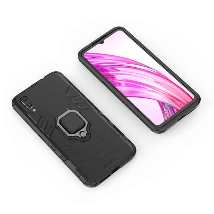 PC + TPU Shockproof Protective Case for Vivo X23, with Magnetic Ring Holder