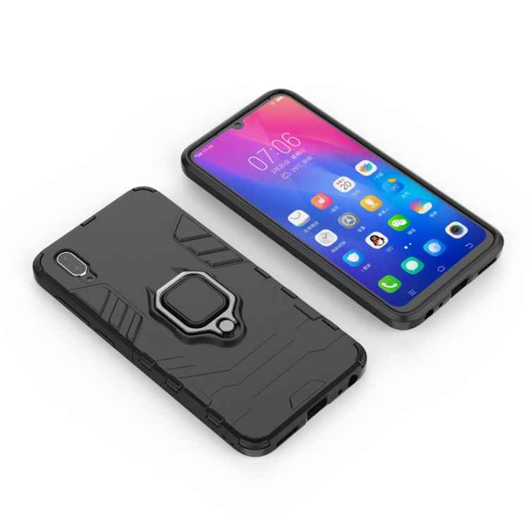 PC + TPU Shockproof Protective Case for Vivo Y97, with Magnetic Ring Holder