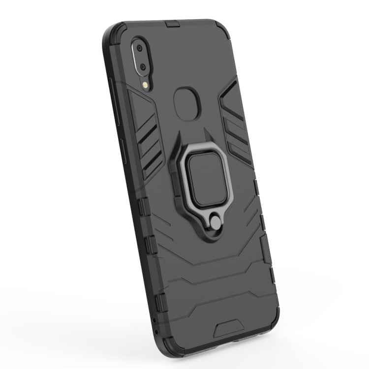 PC + TPU Shockproof Protective Case for Vivo V11i, with Magnetic Ring Holder