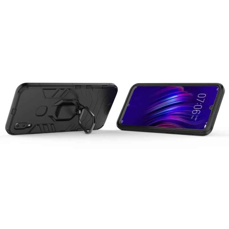 PC + TPU Shockproof Protective Case for Vivo V11i, with Magnetic Ring Holder