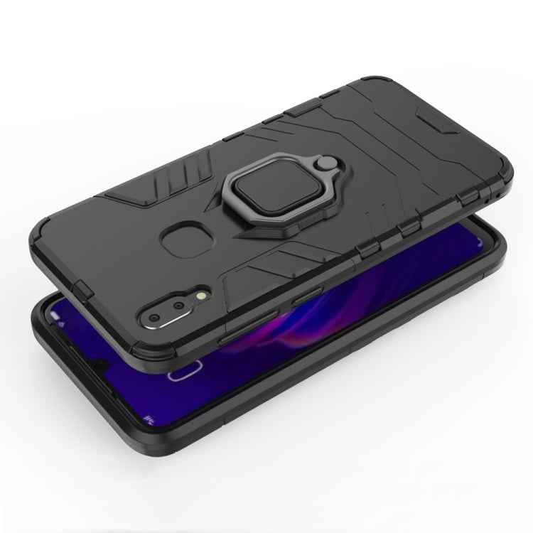 PC + TPU Shockproof Protective Case for Vivo V11i, with Magnetic Ring Holder