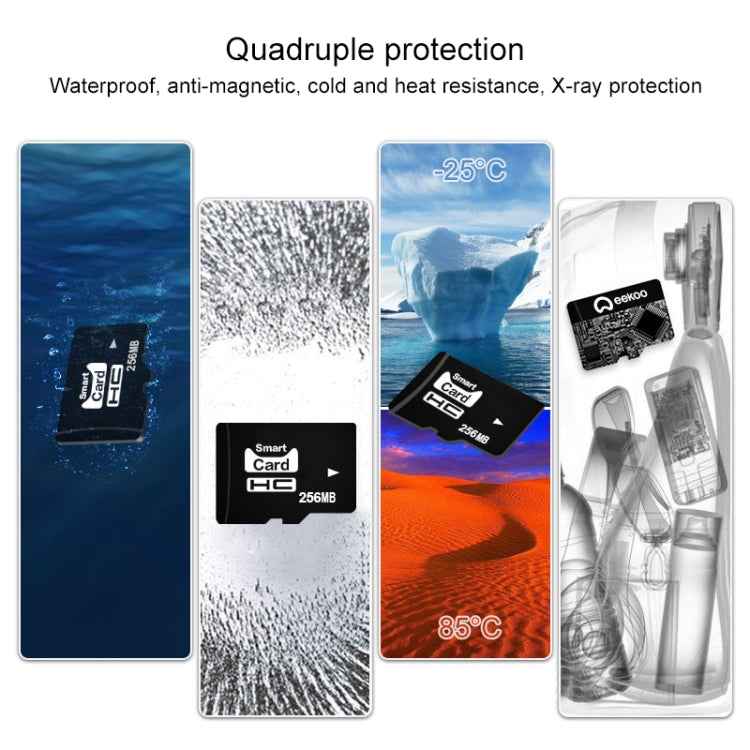 eekoo 256MB CLASS 4 TF(Micro SD) Memory Card, 256MB