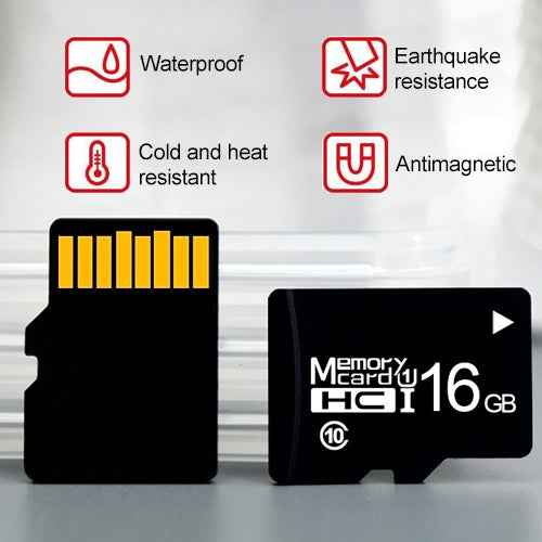 16GB High Speed Class10 Black TF(Micro SD) Memory Card