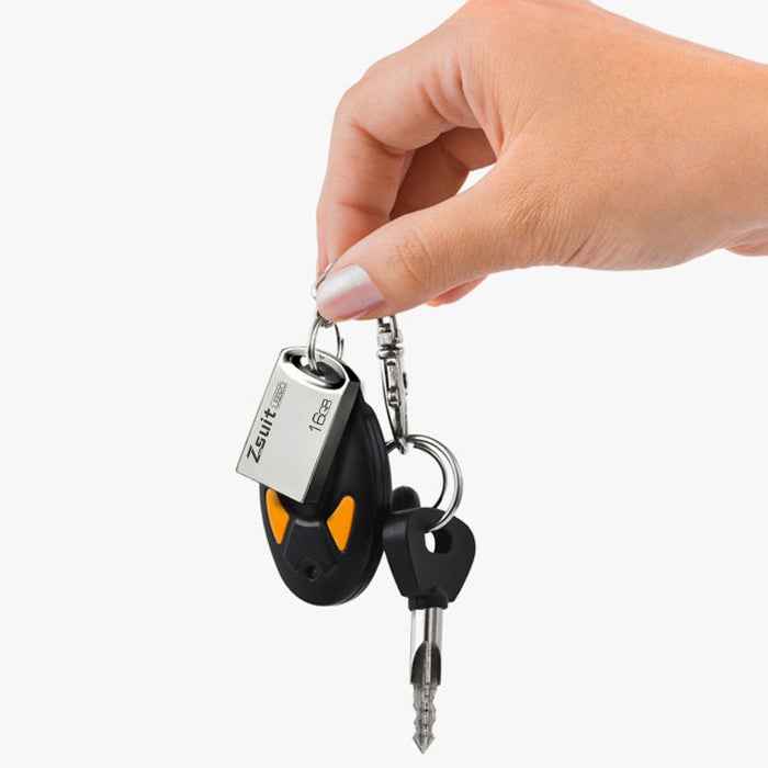 Zsuit 4GB USB 2.0 Mini Metal Ring Shape USB Flash Disk