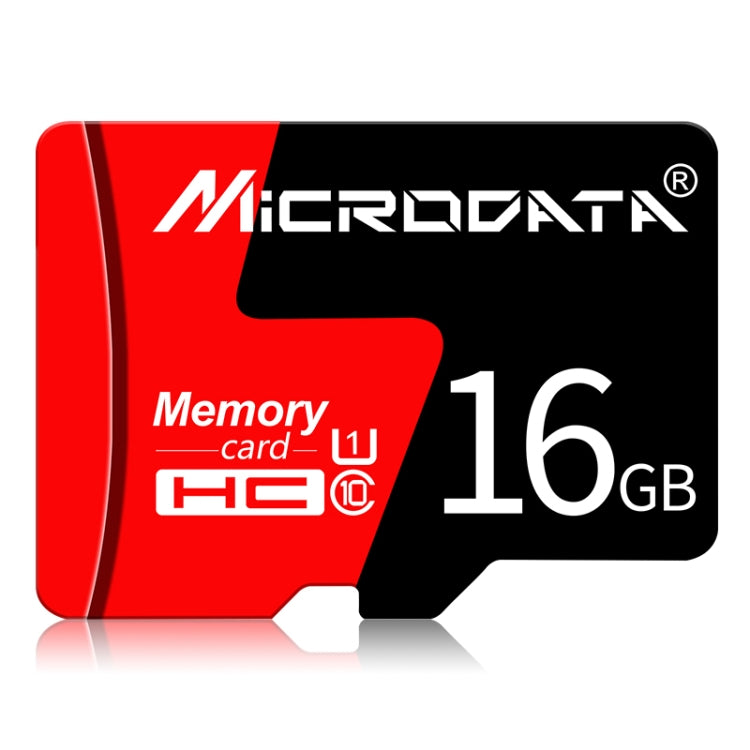 Carte mémoire Micro SD (TF) MicroDATA U1 16 Go rouge et noir, 16 Go