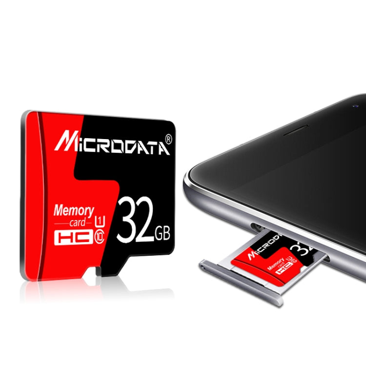 Carte mémoire Micro SD (TF) MicroDATA U1 16 Go rouge et noir, 16 Go