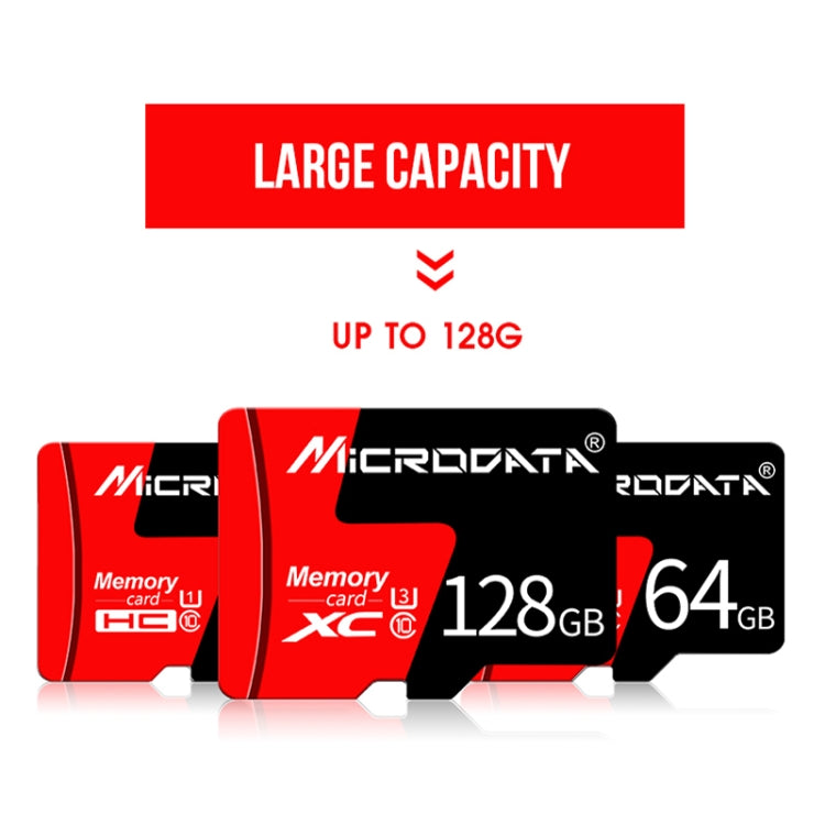Carte mémoire Micro SD (TF) MicroDATA U1 16 Go rouge et noir, 16 Go