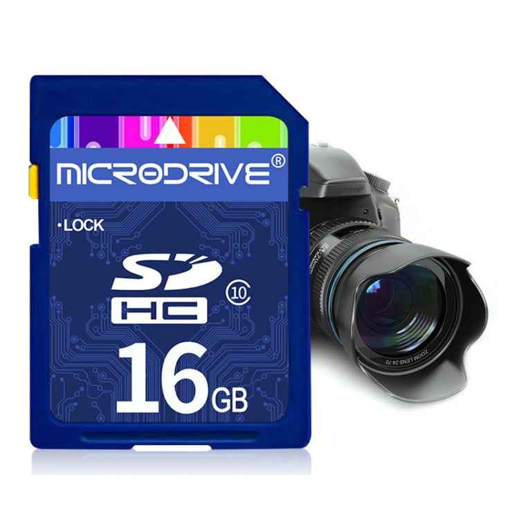 Microdrive 16GB High Speed Class 10 SD Memory Card for All Digital Devices with SD Card Slot