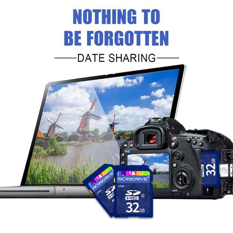 Microdrive 32GB High Speed Class 10 SD Memory Card for All Digital Devices with SD Card Slot