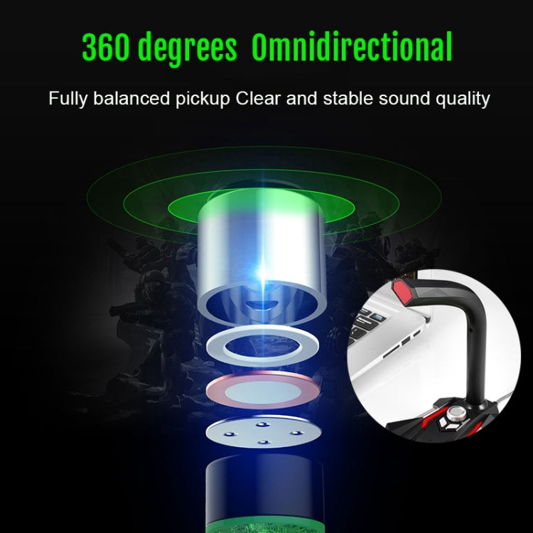 GK Desktop 3.5mm Wired Dual Mic Condenser Microphone, Compatible with PC / Mac for Live Broadcast, Show, KTV, etc., GK 3.5mm Port/Red, GK 3.5mm Port/White