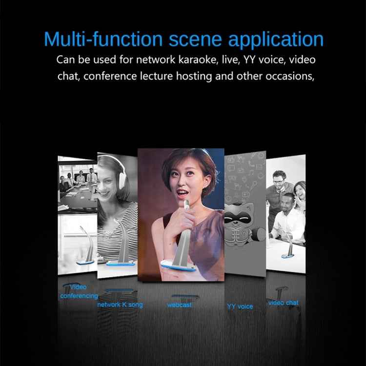 Compatible with PC / Mac for Live Broadcast, Show, KTV, etc