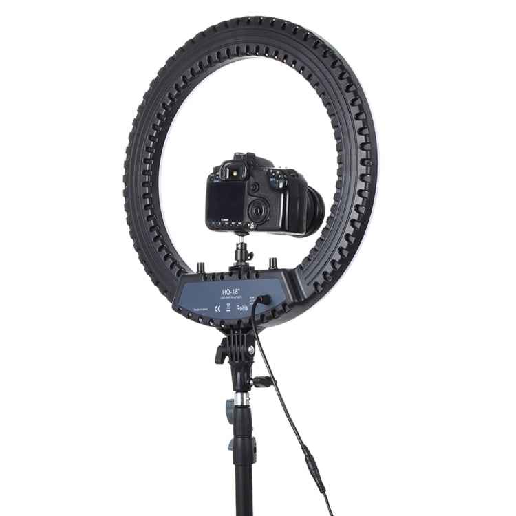 18 inch 55W Two-speed Dimmable Anchor Photography Self-timer LED Ring Fill-in Light with Tripod