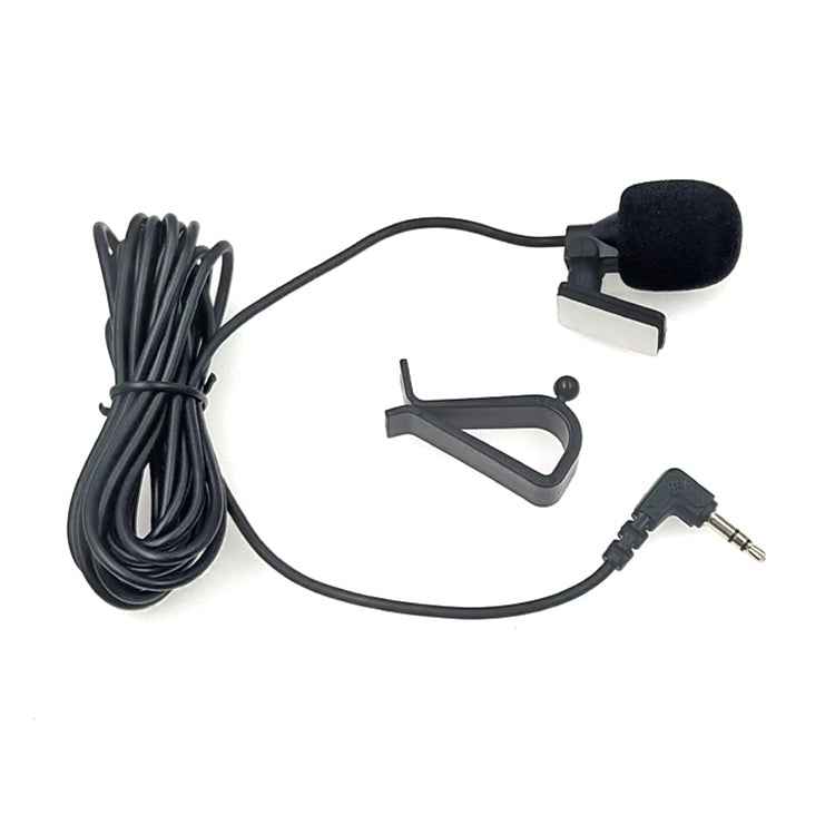 ZJ015MR Stereo 2.5mm Angle Head Plug Car Navigation DVD External Paste Microphone, Length: 3m
