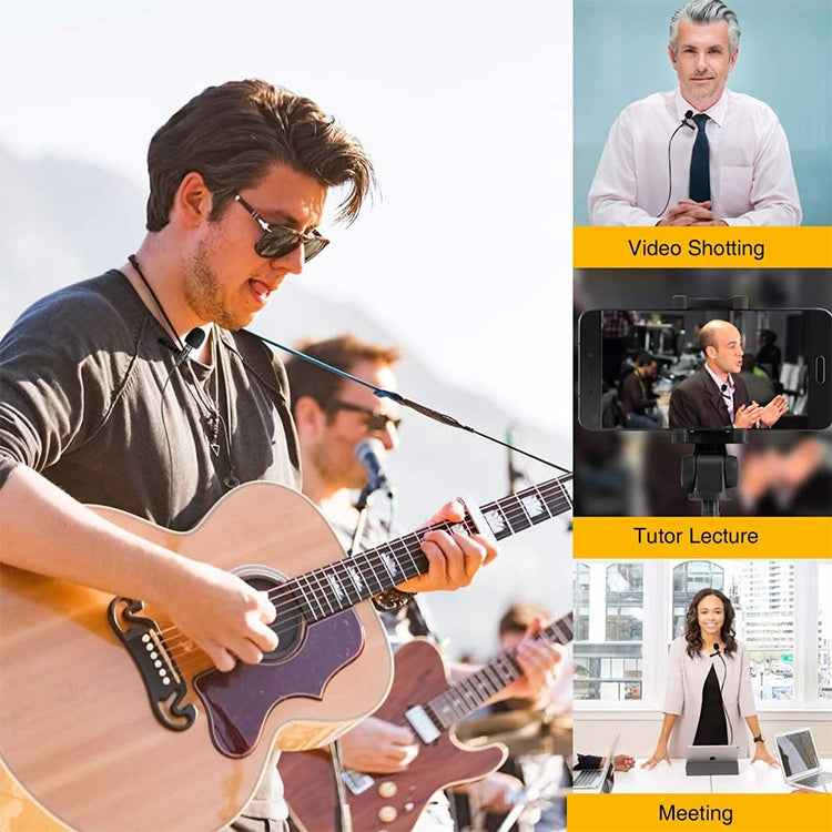 ZJ031MR Mono 2.5mm Straight Plug Tour Guide Megaphone Lavalier Wired Microphone, Length: 1.5m