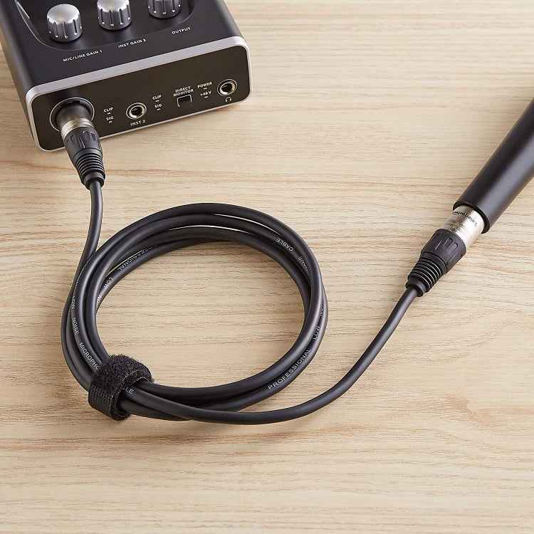 1m 3-Pin XLR Male to XLR Female Microphone Cable, Length: 1m