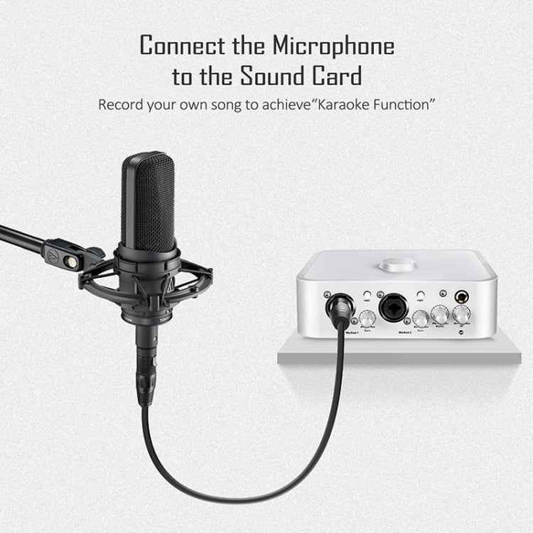 1.8m 3-Pin XLR Male to XLR Female MIC Shielded Cable Microphone Audio Cord, Length: 1.8m