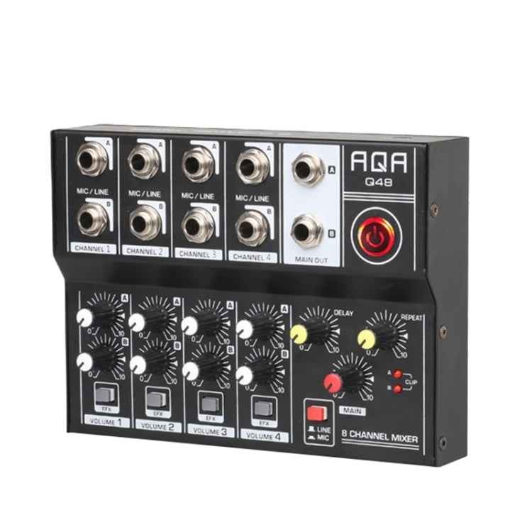 AQA 8-channel Mixer Microphone Effector