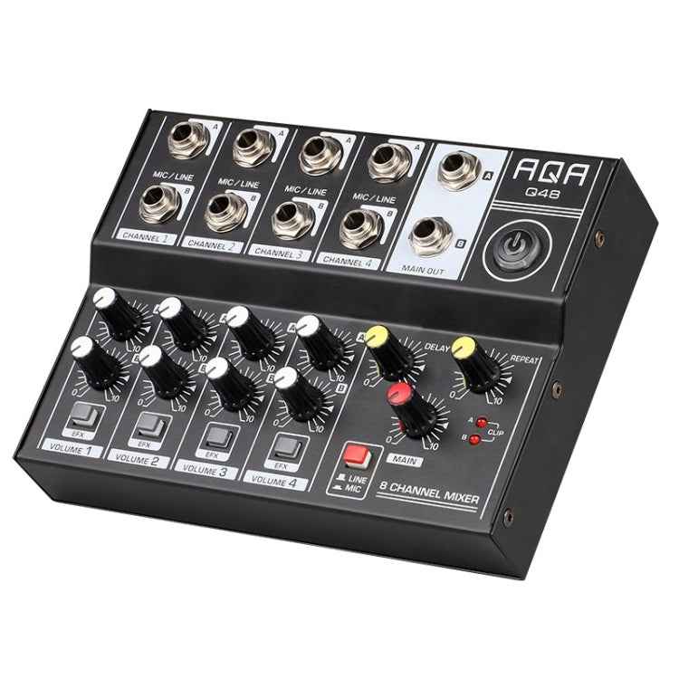 AQA 8-channel Mixer Microphone Effector