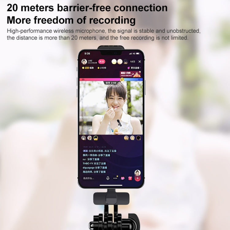 Type-C / USB-C Interface Mini Wireless Lavalier Microphone