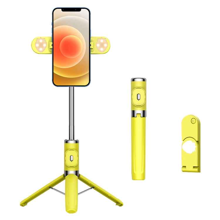 Bluetooth Remote Control Dual Fill Light Tripod Selfie Stick