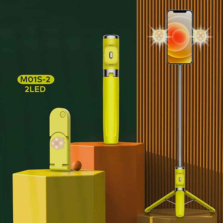 Bluetooth Remote Control Dual Fill Light Tripod Selfie Stick