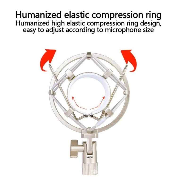 5 PCS Condenser Microphone 46mm Plastic Shockproof Mount Holder