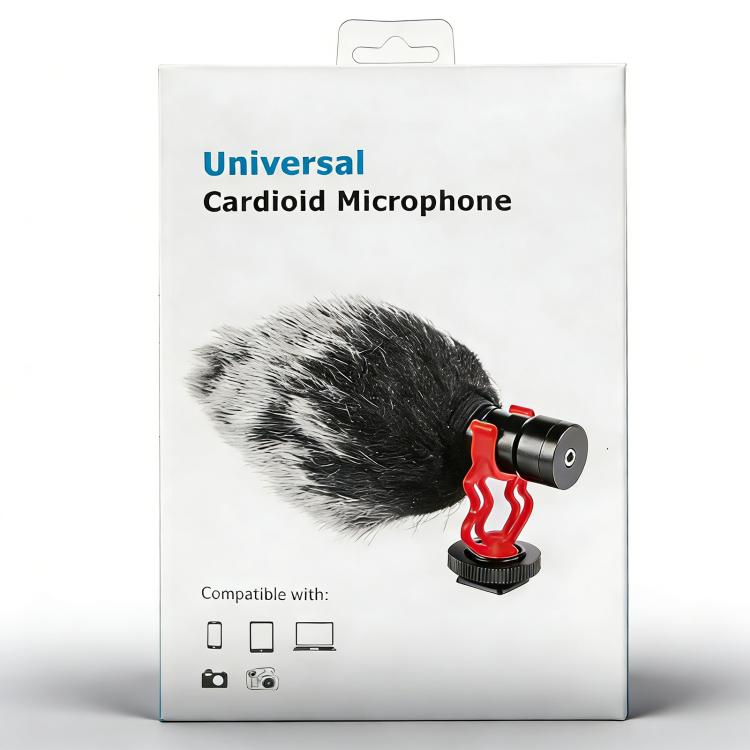 M30 Portable Wired Condenser Shotgun Microphone Trip Vlog Record Studio Video for Camera Phone