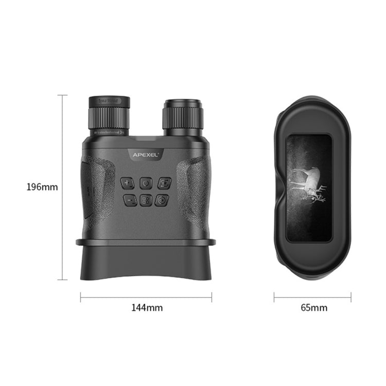 APEXEL Outdoor Hunting Night Vision Binoculars with Video HD Infrared Night Vision Device, APL-NV008