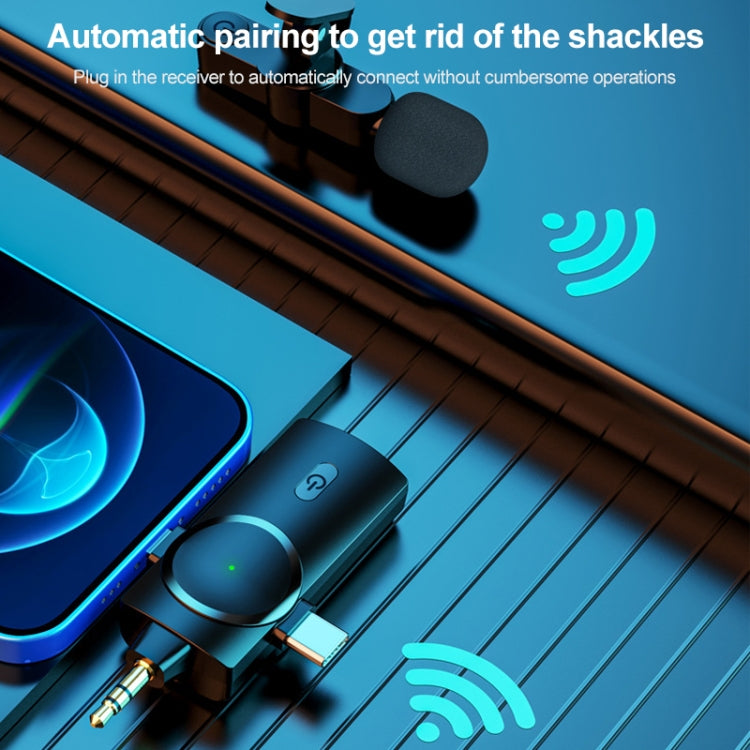 AP031-1 3 in 1 Noise Reduction Lavalier Wireless Microphone