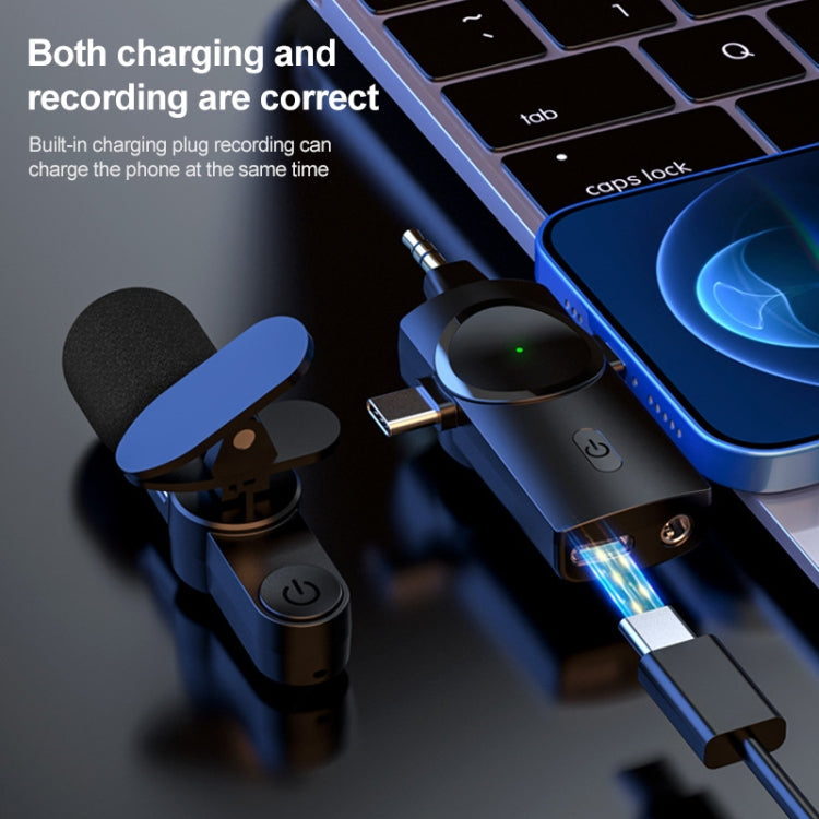 AP031-1 3 in 1 Noise Reduction Lavalier Wireless Microphone