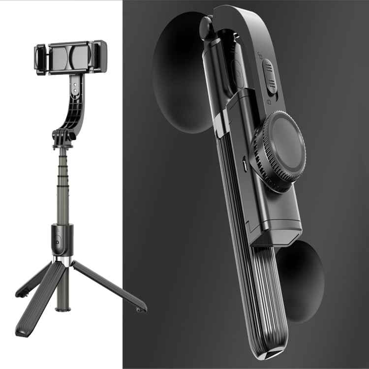 L08 Adjustable Gimbal Stabilize Bluetooth Self-timer Pole Tripod Selfie Stick