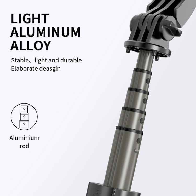 L08 Adjustable Gimbal Stabilize Bluetooth Self-timer Pole Tripod Selfie Stick