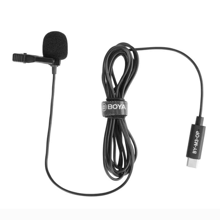 BOYA BY-M3-OP For DJI OSMO Pocket Clip-on Digital Lavalier Microphone