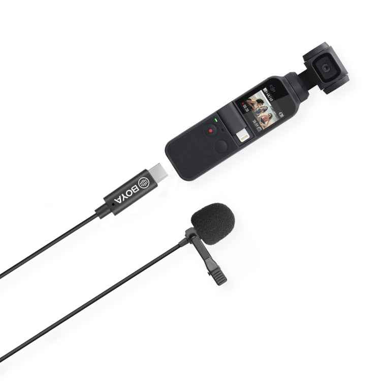 BOYA BY-M3-OP For DJI OSMO Pocket Clip-on Digital Lavalier Microphone