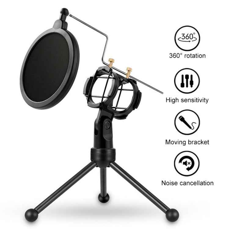 Yanmai PS-3 Mini Portable Microphone Anti-network Shockproof Desktop Stand