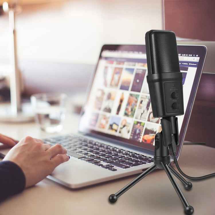 Yanmai SF-970 Professional Condenser Sound Recording Microphone with Tripod Holder & USB Cable , Cable Length: 1.8m