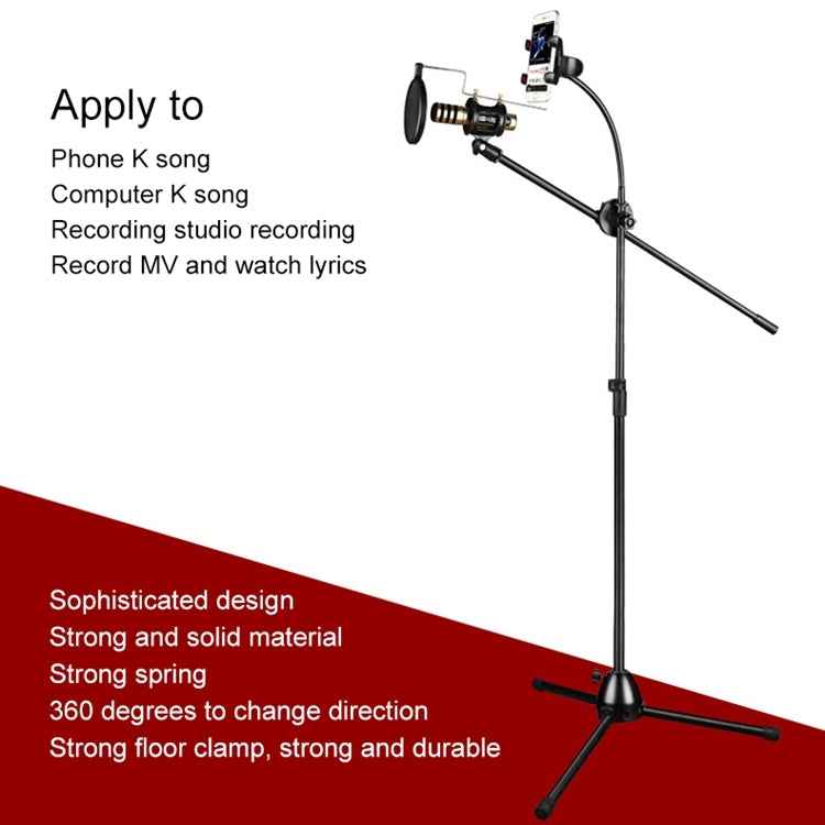RODD NB-108 Karaoke Phone Microphone Tripod