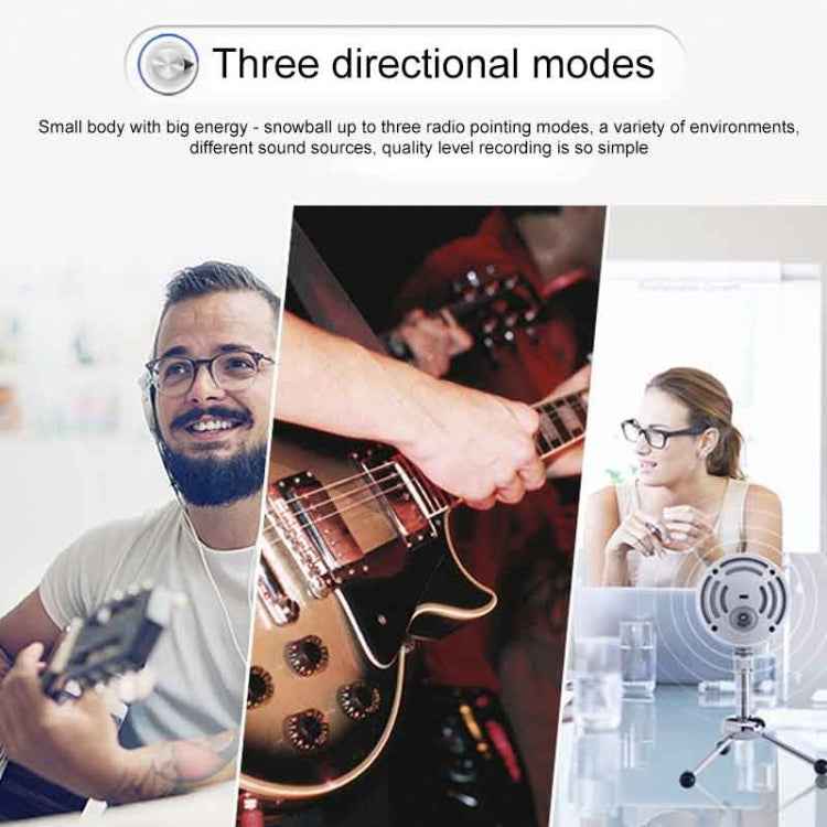 Logitech Blue Snowball-ice USB Condenser Anchor Recording Microphone