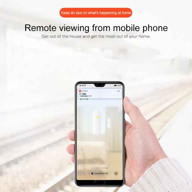 DY-MC400A WiFi Smart Linkage Home Door and Window Detector, Support Voice Control & APP Remote Control
