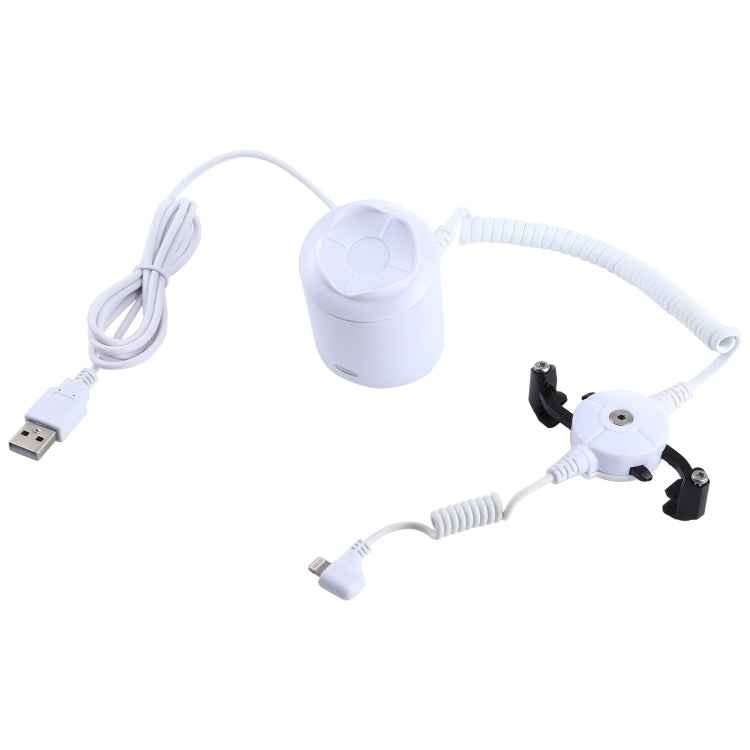 Cylindrical Display Stand Security System Burglar Alarm / Anti-theft Alarm Display Holder with Infrared Remote Control for iPhone / iPod with 8-Pin Port